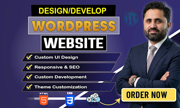 design, redesign or develop your wordpress website