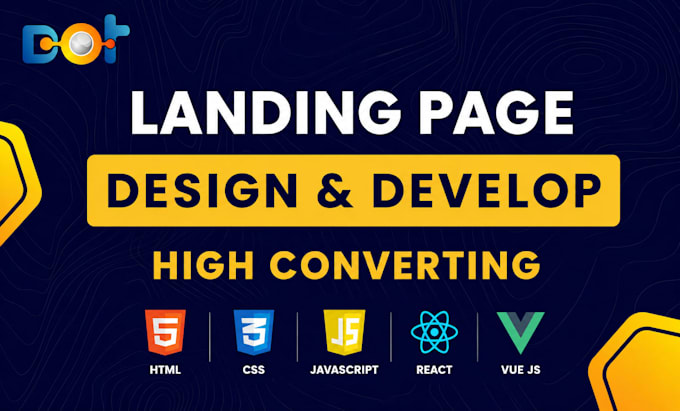 design and develop a high converting landing page or business website
