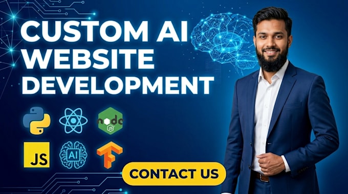 develop ai website, web app, CRM software, ai saas, chatbot, ai automation app