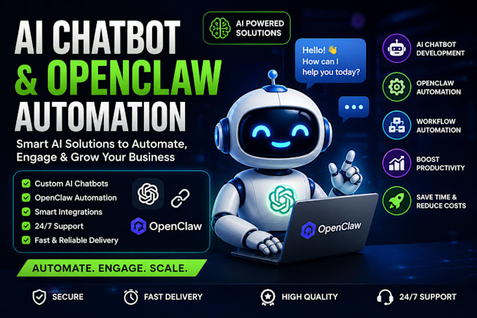 create ai chatbot, ai agent, openclaw automation, vapi ai, ai automation