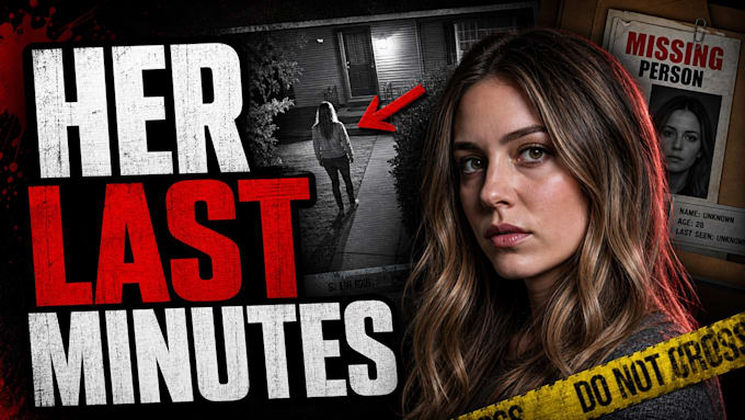 design true crime documentary video thumbnails
