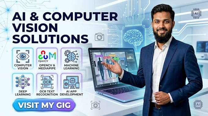 do ai computer vision, ocr, opencv, mediapipe,  machine learning, google ml kit