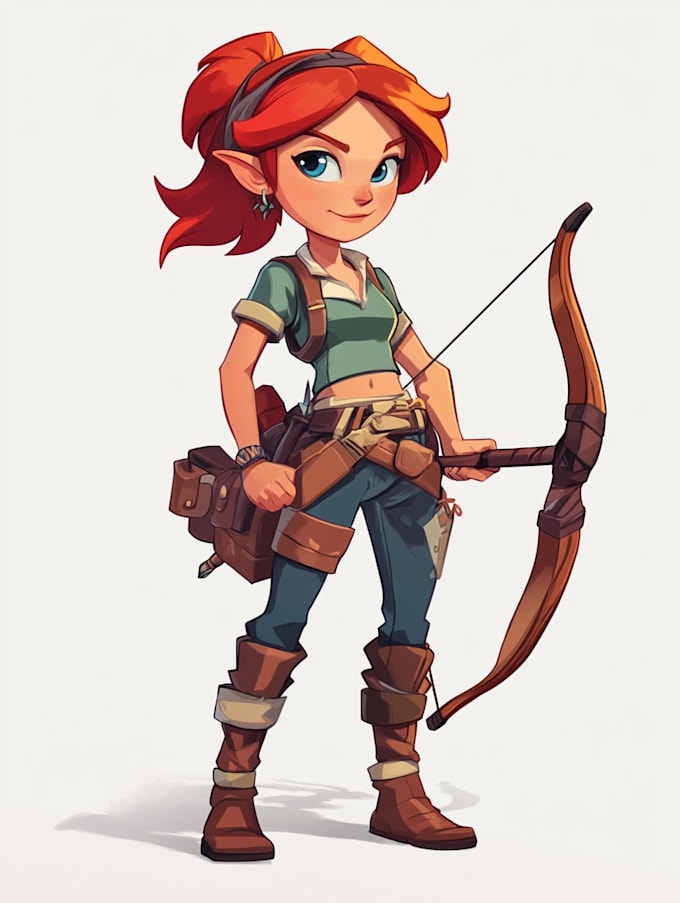 draw 2d game character or 2d game character