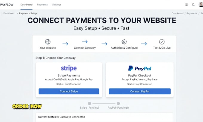 integrate stripe or paypal payment gateway on your squarespace website
