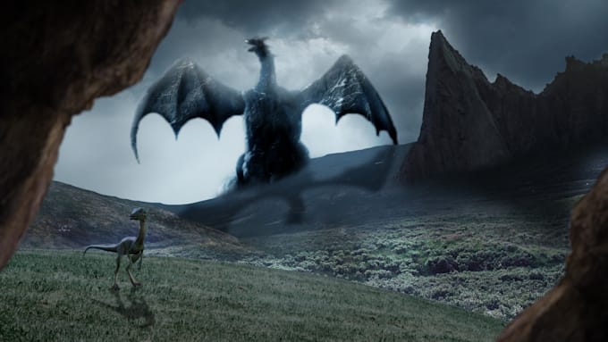 design realistic digital matte painting environments