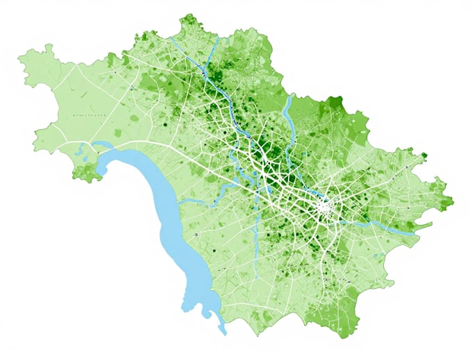 draw vector map in illustrator