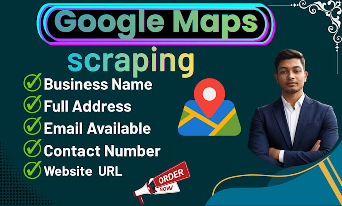 scrape targeted google maps business leads from any location