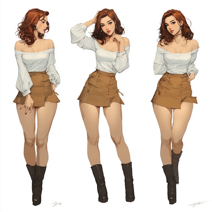 design original anime character art