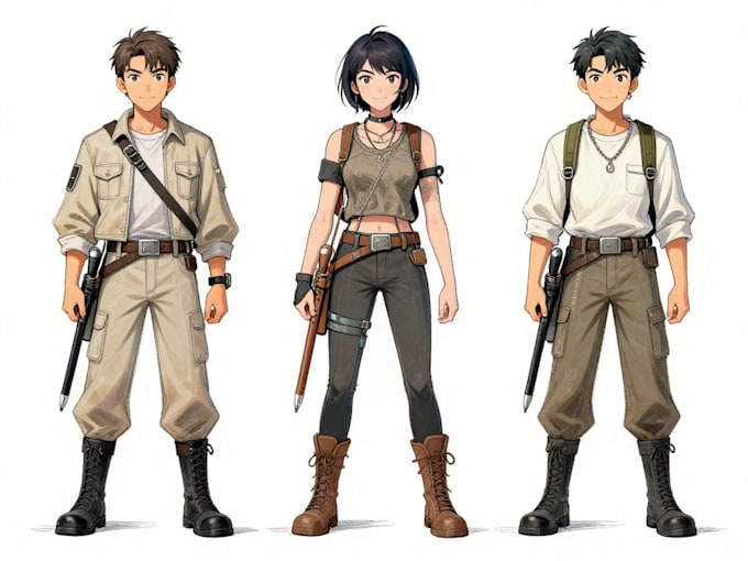 draw a character sketch design