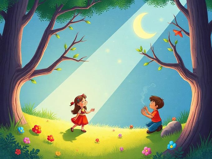 create high quality magical illustrated characters for kids storytelling