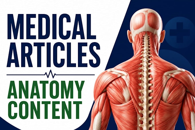 write medical, physiotherapy, and anatomy articles