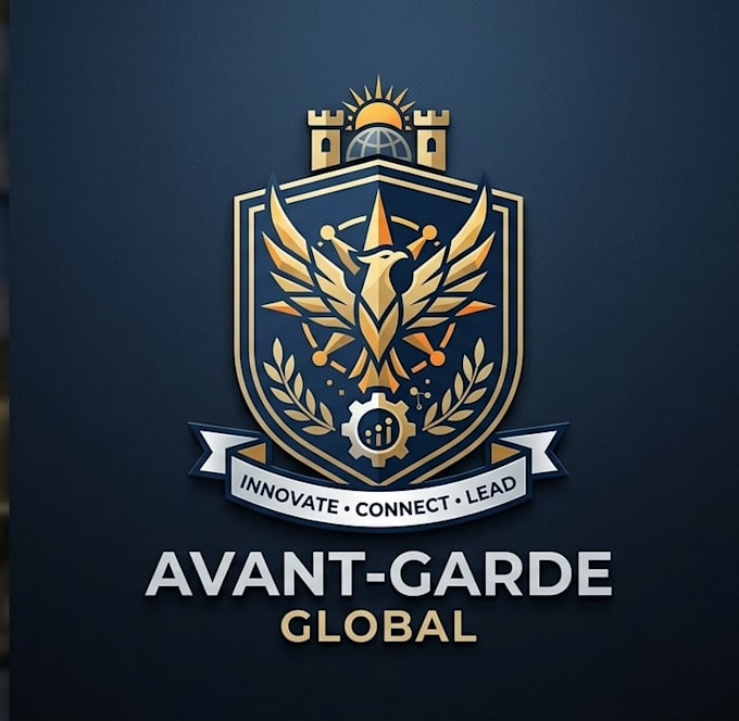 design shield and crest heraldry logo