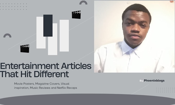 write engaging entertainment blog posts on movies, music and pop culture