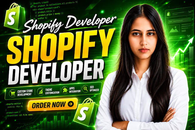 be your shopify developer for custom section and theme customization
