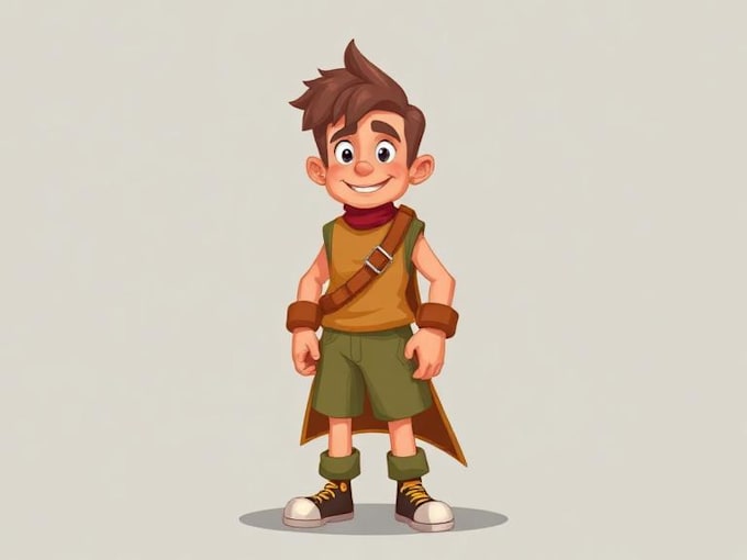 do custom cartoon illustration or character