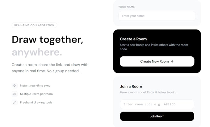 build a react frontend or single page application for your project