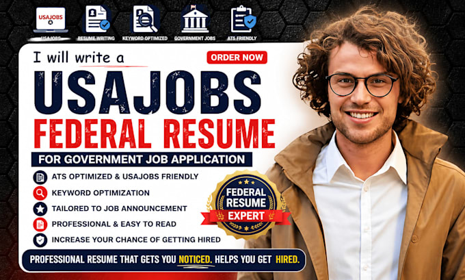 Write a usajobs federal resume for government job application by Dave ...