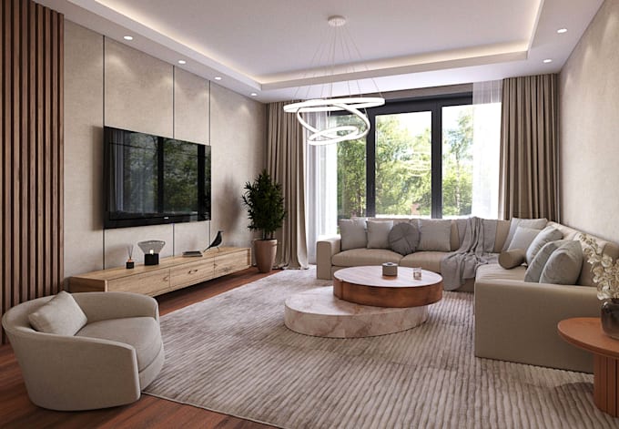 modern living room interior