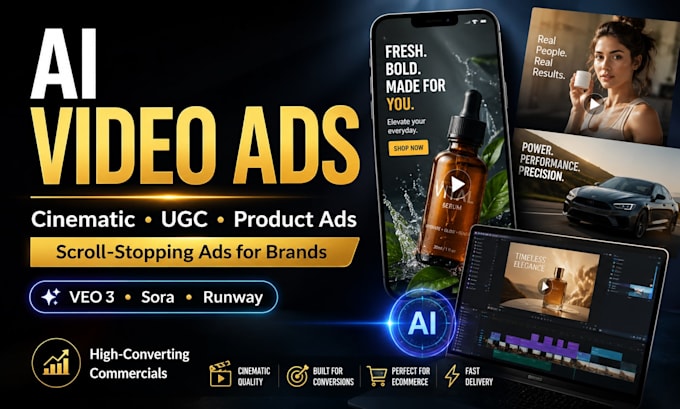 Create ai video ads, ai commercial videos and product ads for your ...