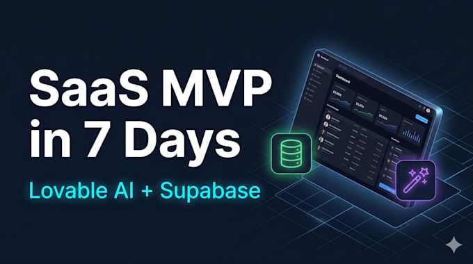 build ai saas mvp website with lovable supabase and replit for ecommerce