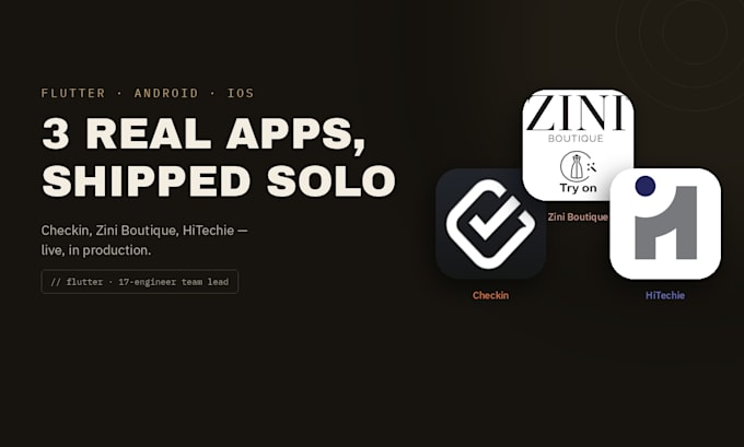 do flutter mobile app development, ios app development, android app developer