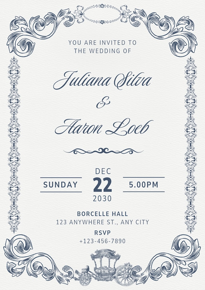 make wedding cards for you