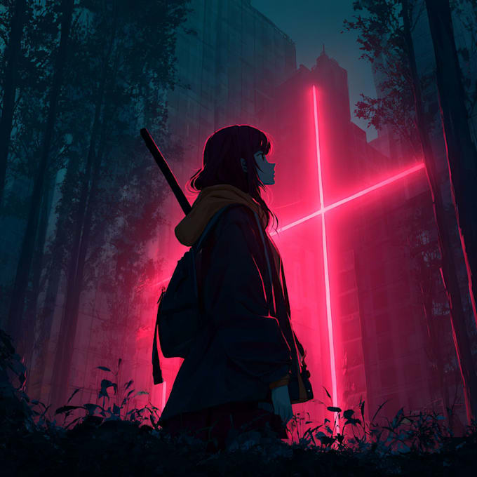 draw anime backgrounds for streamers and content creators