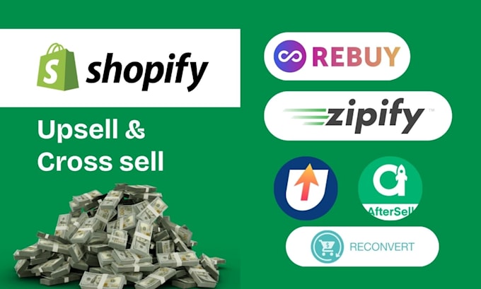 do shopify upsell cross selling reconvert aftersell rebuy zipify oneclickup ocu