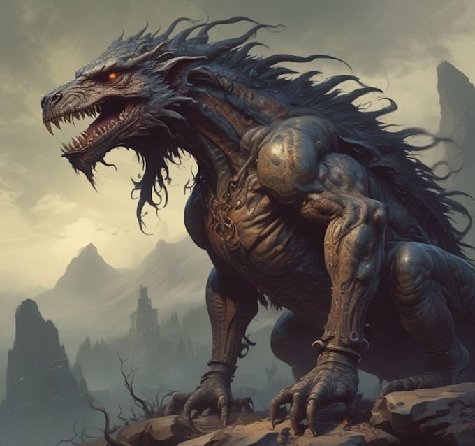 do fantasy acharacter , fantasy, and horror character art