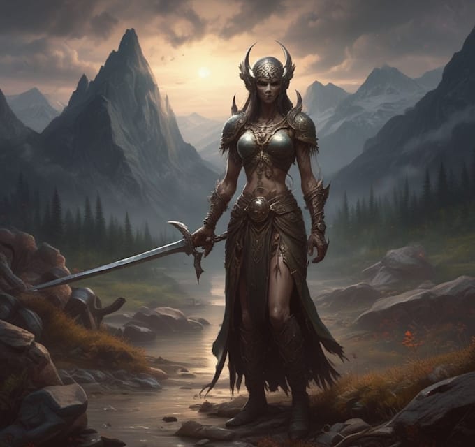 fantasy horror and fantasy horror character
