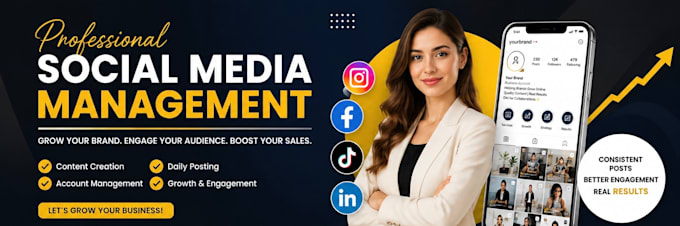 do social media management, content creation and branding