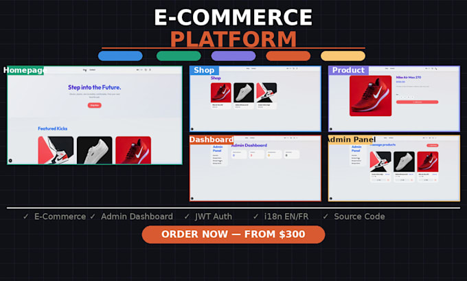 build a complete e commerce website