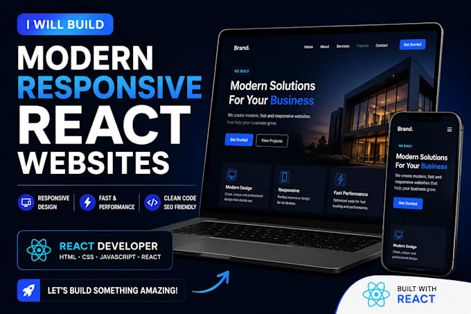 build a responsive react website