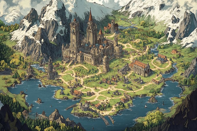 fantasy rpg maker maps hex battle map