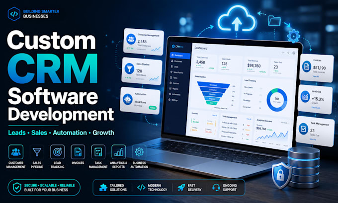 develop custom inventory pos and CRM software
