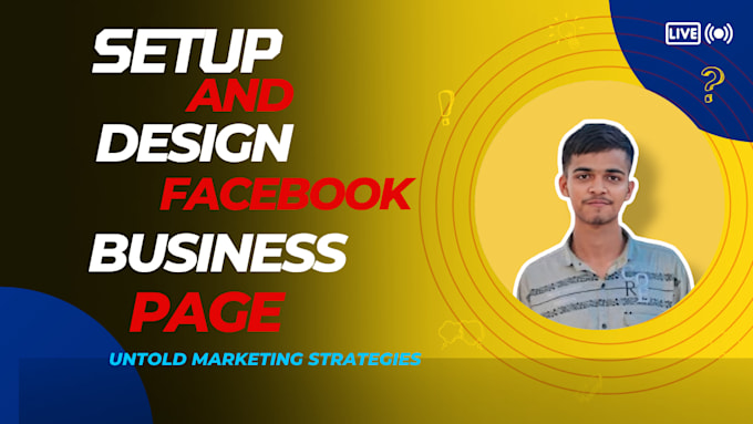 setup and design a professional business facebook page