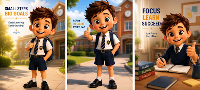 high quality 3d kids animation for fun and learning stories