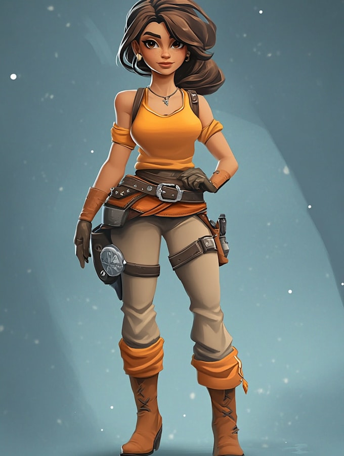 draw 2d game character or 2d game character