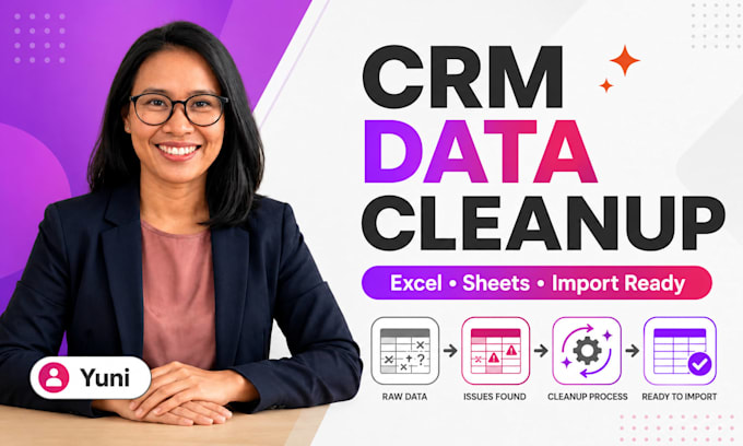 clean and prepare your excel or google sheets data for CRM import