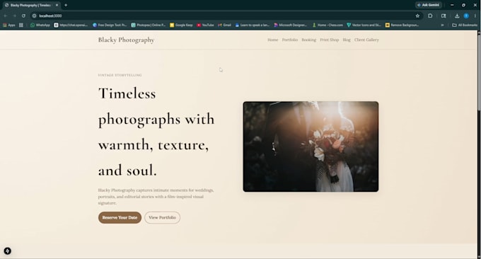 make websites for you