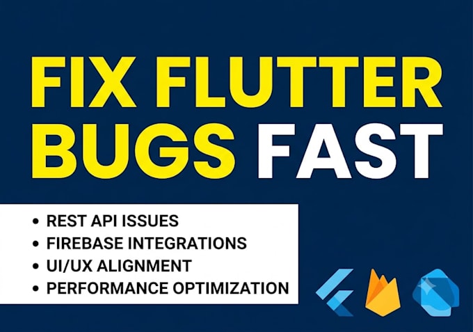 fix flutter bugs, API issues, and optimize your app