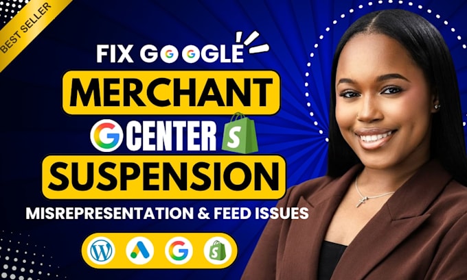 fix google merchant center misrepresentation suspension issue setup product feed