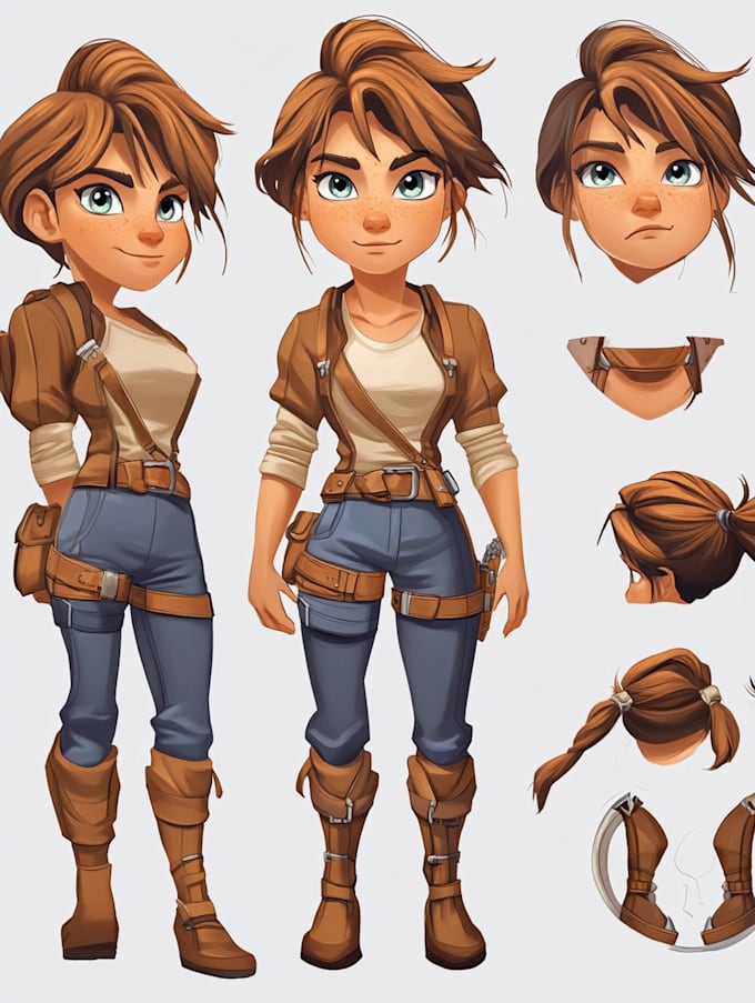 design 2d game character