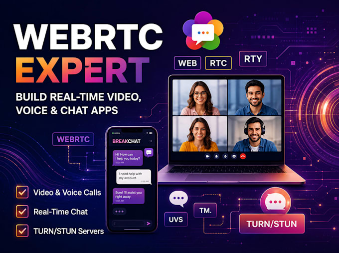build video calling app, meetings for web, saas apps webrtc