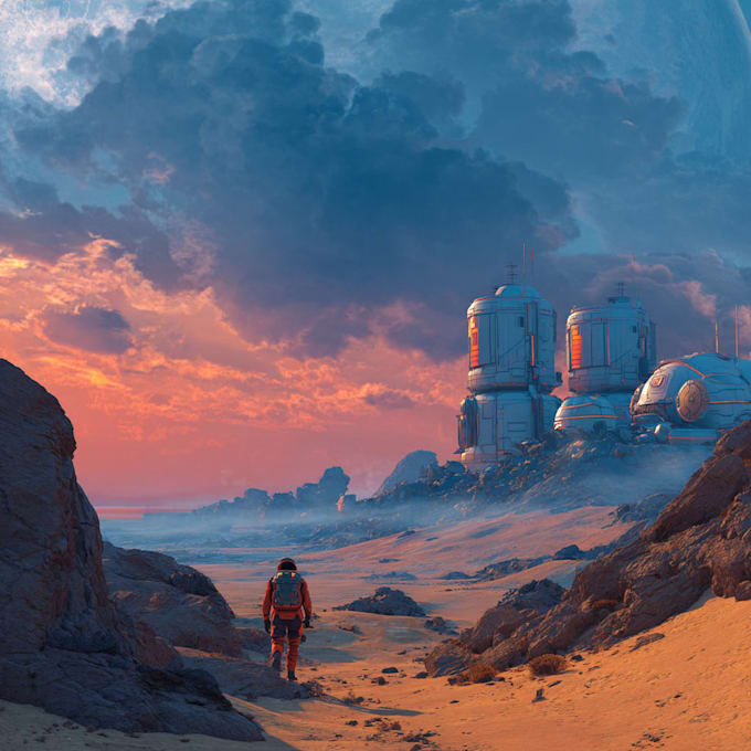 concept art for science fiction