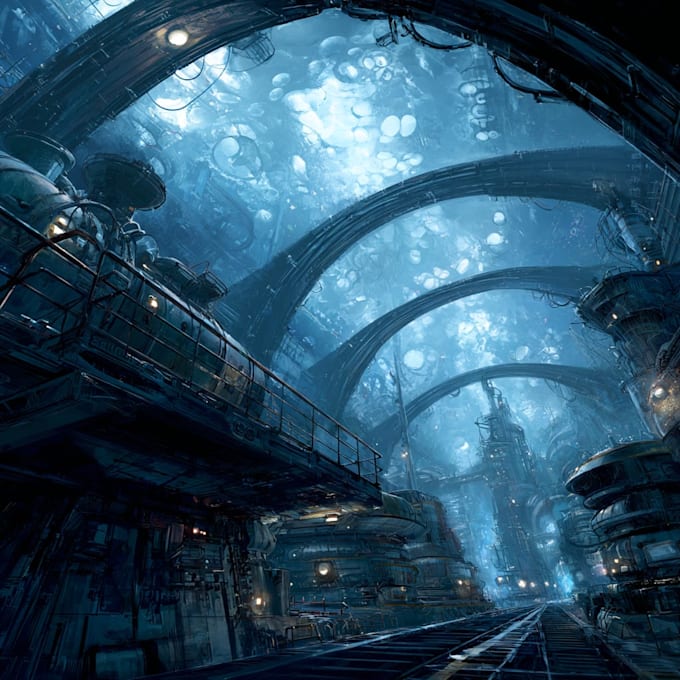 concept art for science fiction