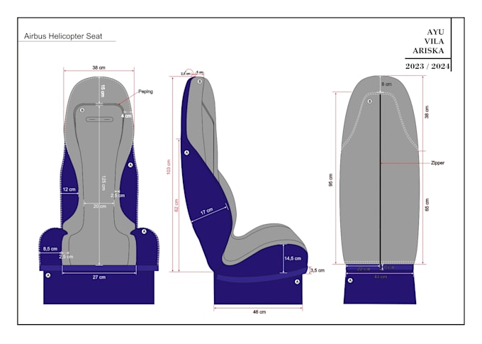 create bag design, backpack, handbag and bag tech pack