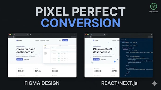 design and develop a premium nextjs or react web application
