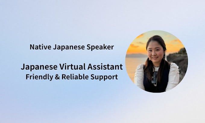 be your japanese virtual assistant
