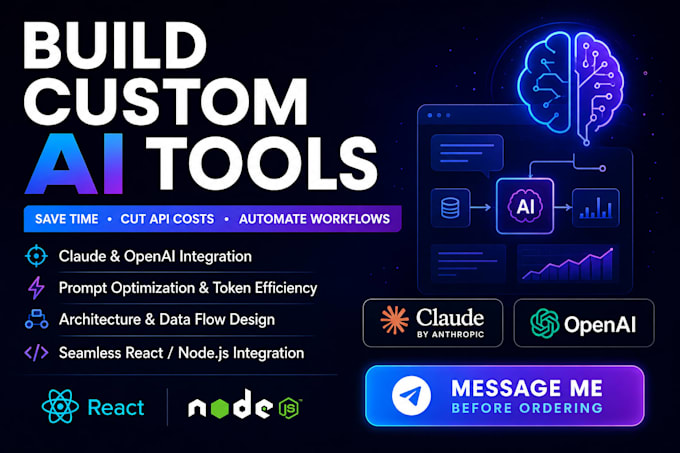 integrate claude or openai apis into your dashboard or workflow